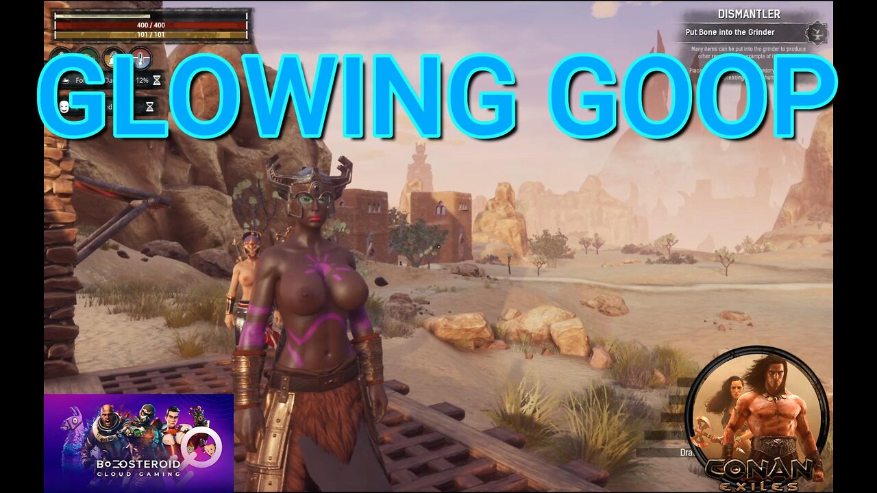 Conan Exiles Beginners guide Glowing Goop busty Boobs #Boosteroid #conanexiles