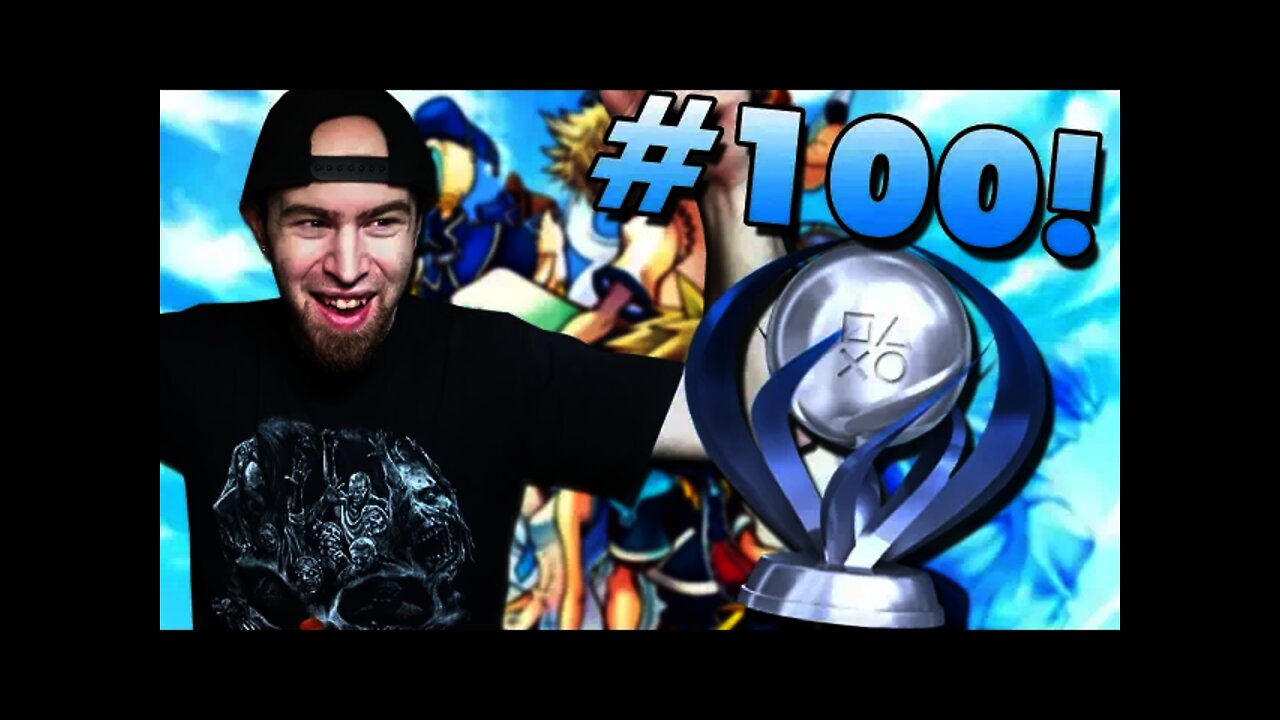 I finally unlocked my 100th PLATINUM TROPHY (Kingdom Hearts 2)!