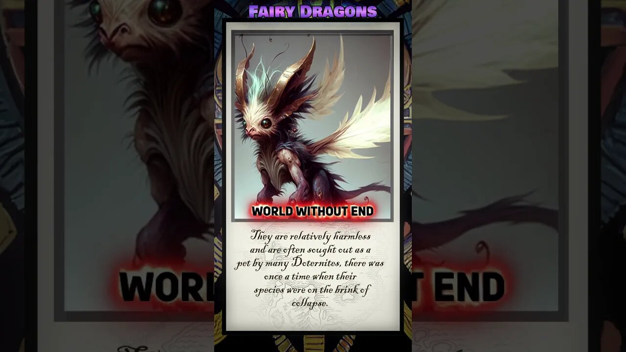 Fairy Dragon: Original Dark Fantasy/Sci-Fi RPG World short Lore Video