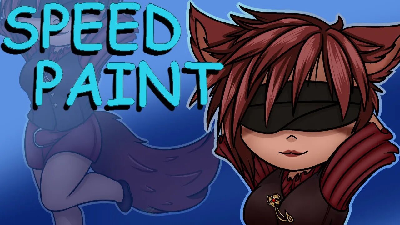 Speed Paint - Chibi Miqo'te COMMISSION