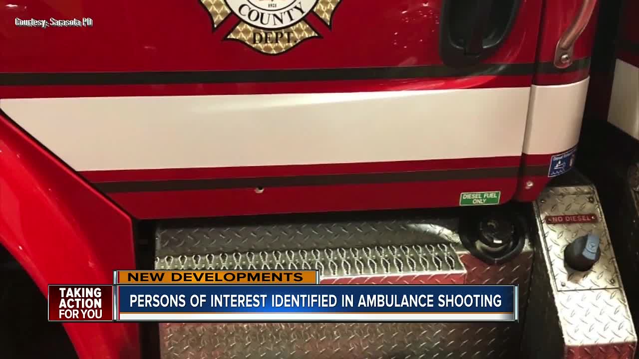 Sarasota PD identify person of interest in ambulance shooting