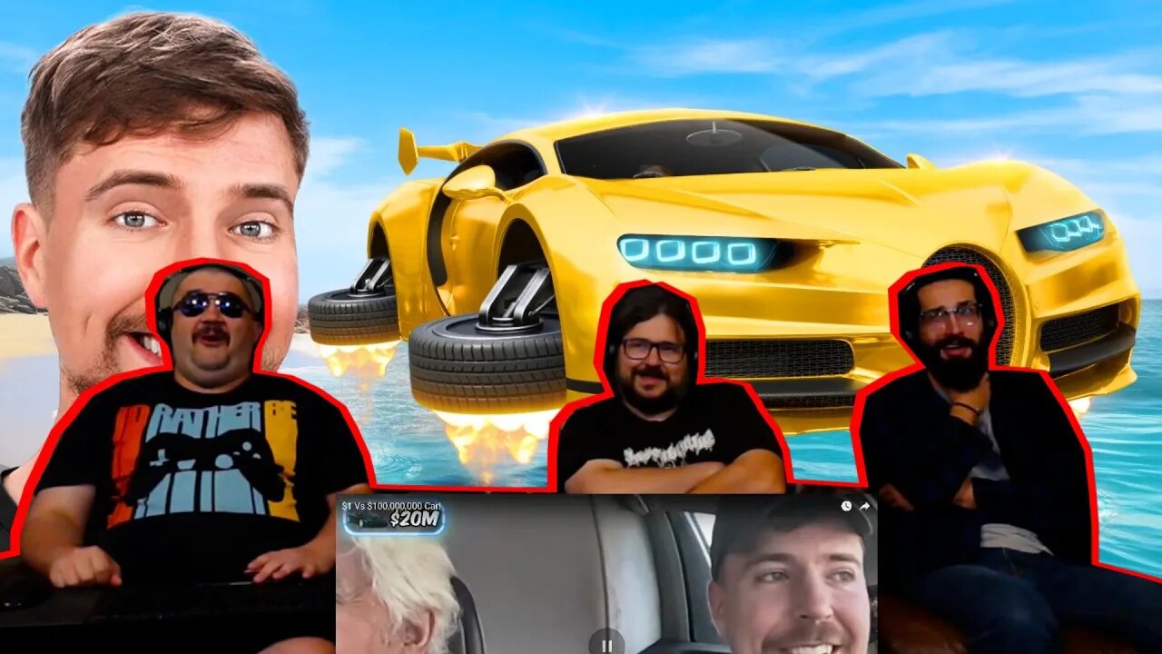 $1 Vs $100,000,000 Car! - @MrBeast | RENEGADES REACT