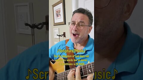 ♪Scripture2Music♪ 1 Corinthians 4:20 #shorts #bible #bibleverse #scripture