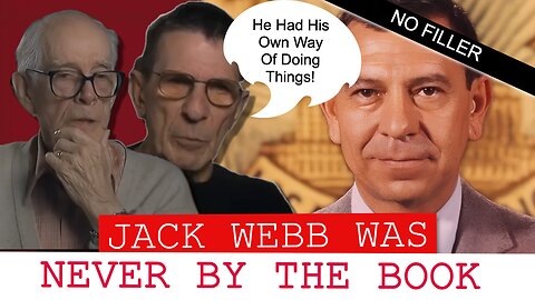 Dragnet, Joe Friday & Jack Webb Were Never By The Book. #leonardnimoy #vintagetelevision