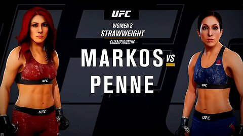 EA Sports UFC 3 Gameplay Jessica Penne vs Randa Markos