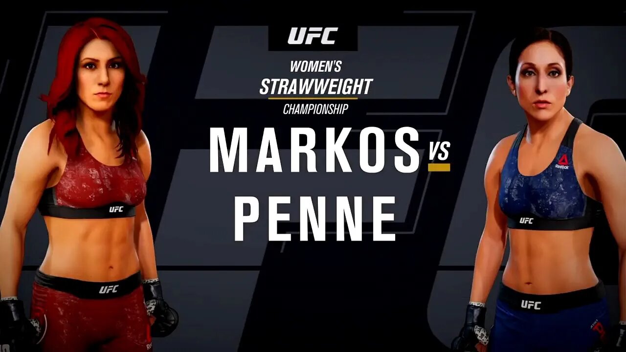 EA Sports UFC 3 Gameplay Jessica Penne vs Randa Markos