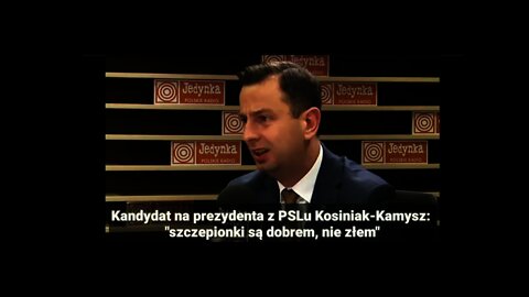 Kosiniak - Kamysz PSL o szczepieniach.