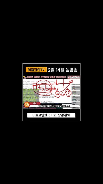 물가와 비트코인은 어떤 관계일까?| 비트코인 실시간 생방송 쩔코TV 2월14일