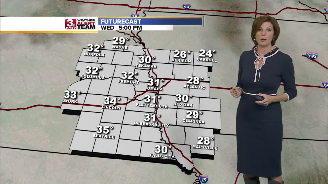 Jennifer's Wednesday Forecast