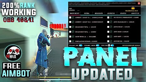 OB40 Panel Free Fire