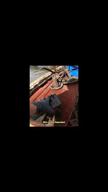 You Won't Believe How Strong This Fishing Magnet Is! #magnetfishing #shorts