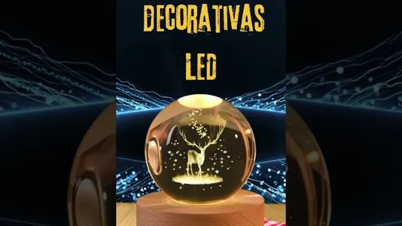 Luzes para quartos Luzes decorativas, bola de cristal luz noturna da lua😋 @ScanPlay 😋 08/12/2022 ⬇️