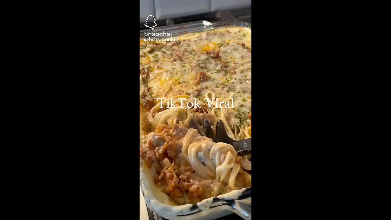 Baked Spaghetti casserole