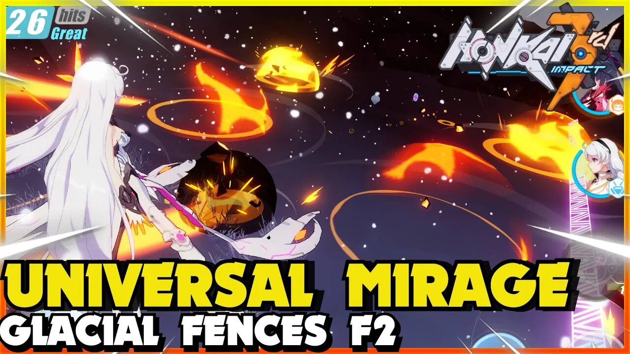 Honkai Impact 3rd UNIVERSAL MIRAGE GLACIAL FENCES F2