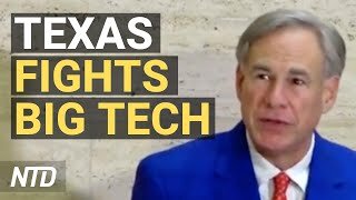 Texas Bill Fights Big Tech Censorship; OAN Warns House Dems; Trump Supporters Unfurl Trump 2024 Flag