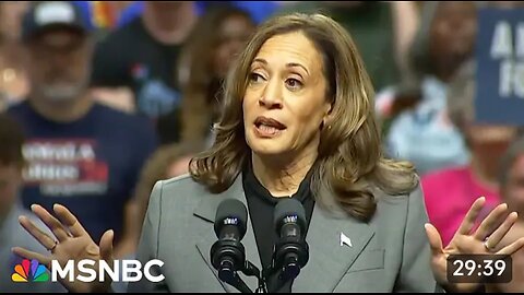 Kamala Harris speaks at campaign rally in Madison, WI