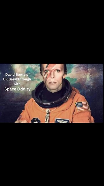 From Obscurity to Iconic: David Bowie's UK Breakthrough with 'Space Oddity' #shorts #davidbowie