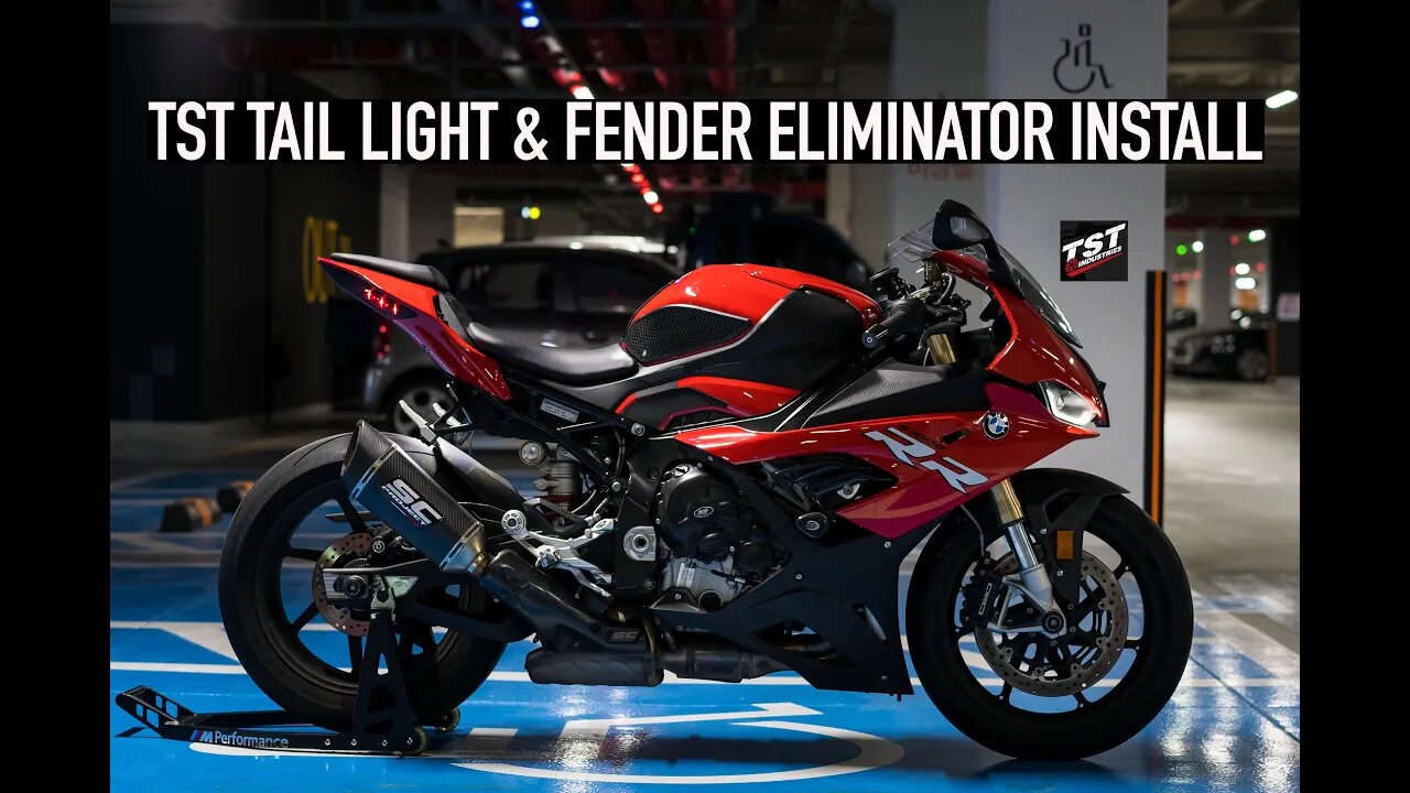 TST Tail Lights & Fender Eliminator Install on BMW S1000RR