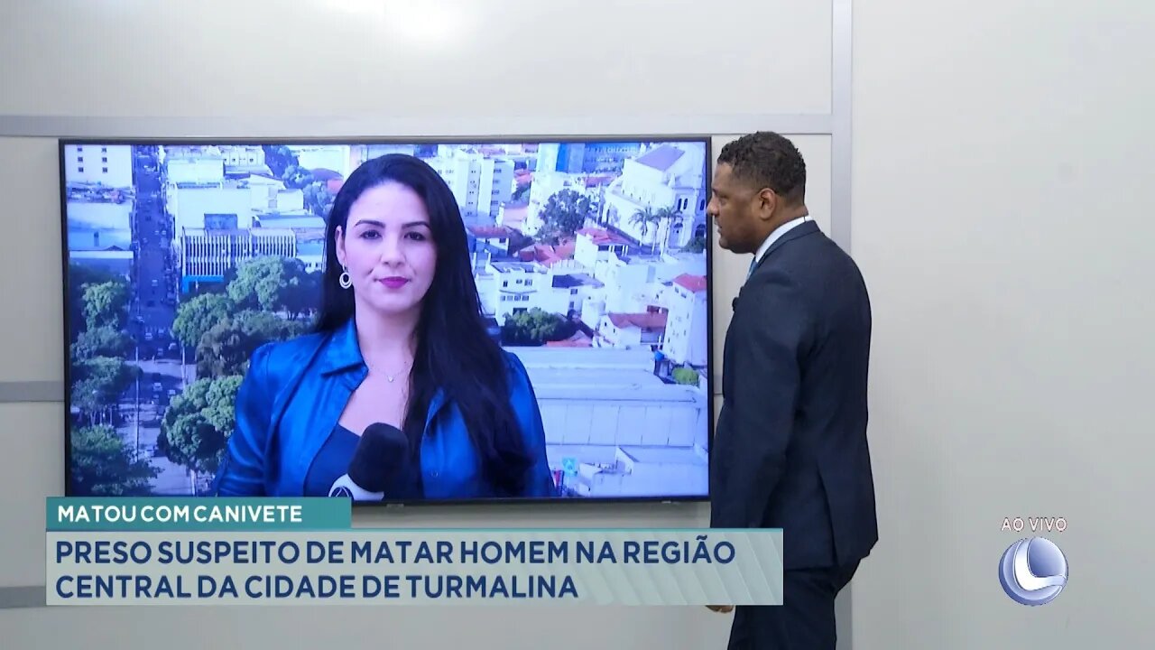 Matou com Canivete: Preso Suspeito de Matar Homem na Região Central da Cidade de Turmalina.