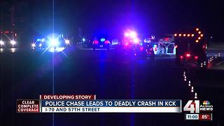 KCK police chase ends in fatal wreck