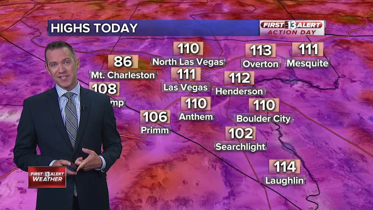 13 First Alert Las Vegas weather updated July 29 morning