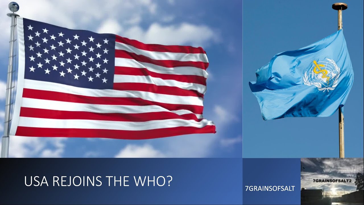 USA Rejoins the WHO (Freemason Oath) (Januari 2021)