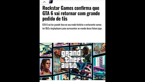 GTA 6 Foco no modo história para um jogador