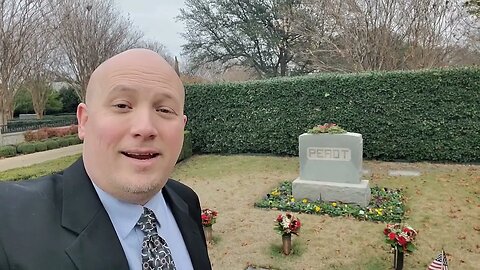 I visited some famous people's graves today - Tom Landry, Mickey Mantle & Ross Perot