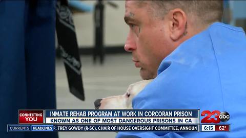 Inmate rehab program at work in Corcoran Prison