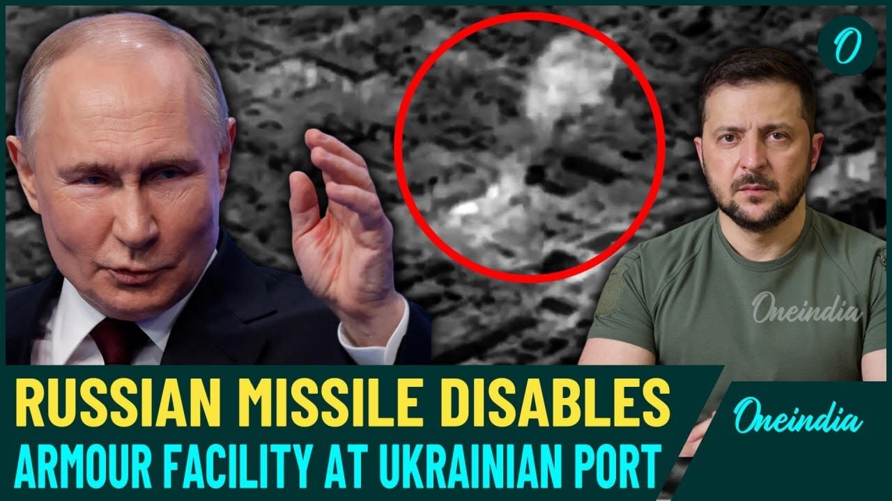 VIDEO | Russian Missiles Pound Ukrainian Port | Five Workshops, Ten Ukrainian Weapons Destroyed