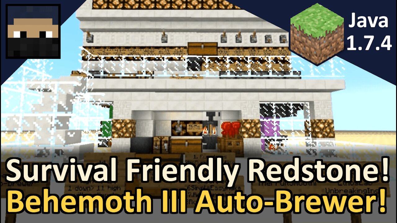 Behemoth III Auto-Brewer! Minecraft Java 1.7.4! Tyruswoo Minecraft