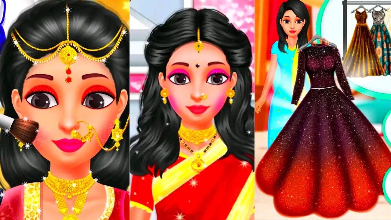 Indian wedding dressup stylist|makeup wala game|girl games|Android gameplay|new game 2023