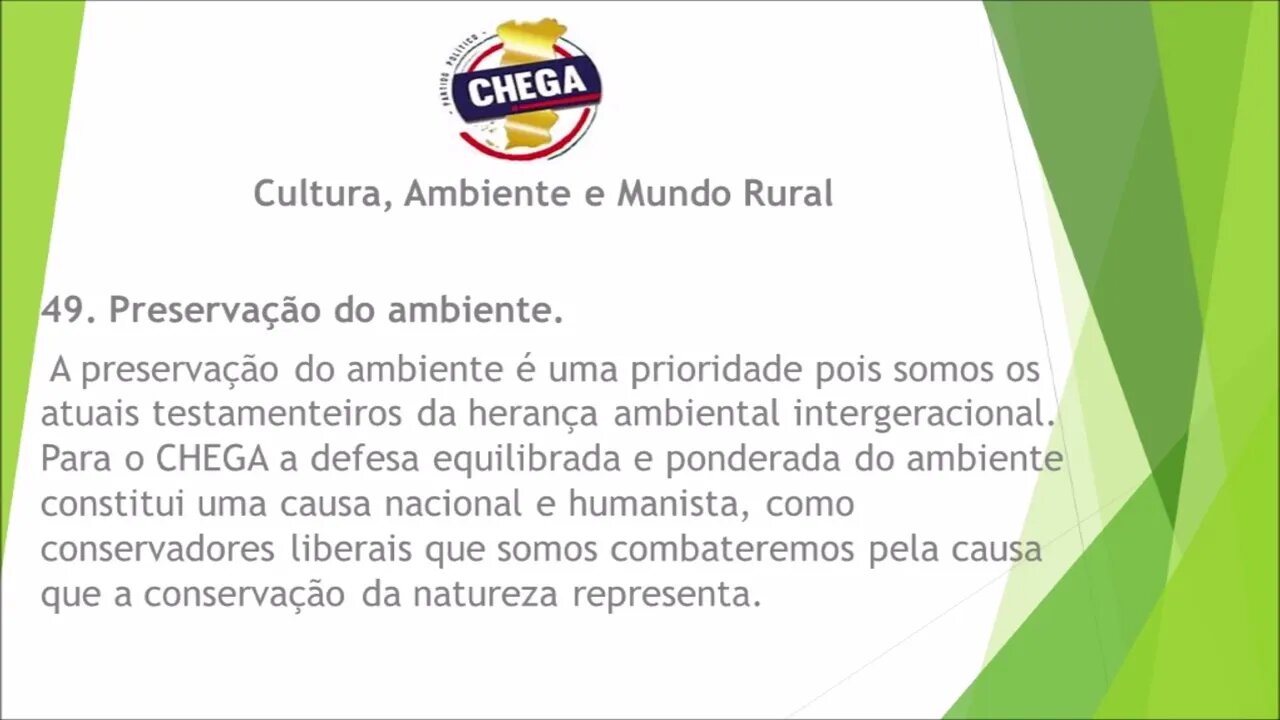49. O Chega ponto por ponto.
