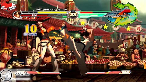 (PS3) The King Of Fighters XII - 06 - Ryo, Robert and Kim Team - Rando Teams!