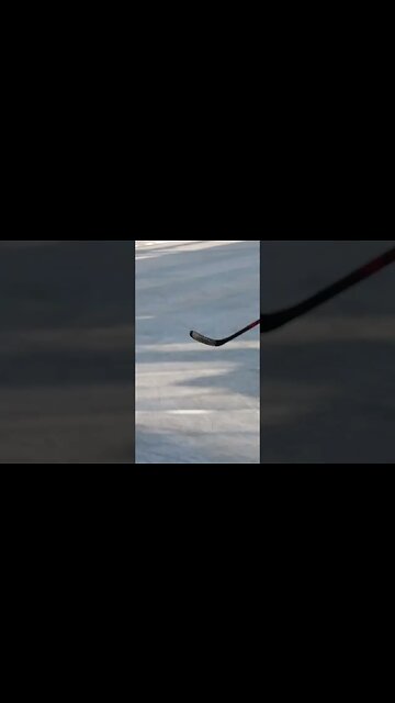 Weston Shutts playing hockey in Victor, Colorado January 19, 2020