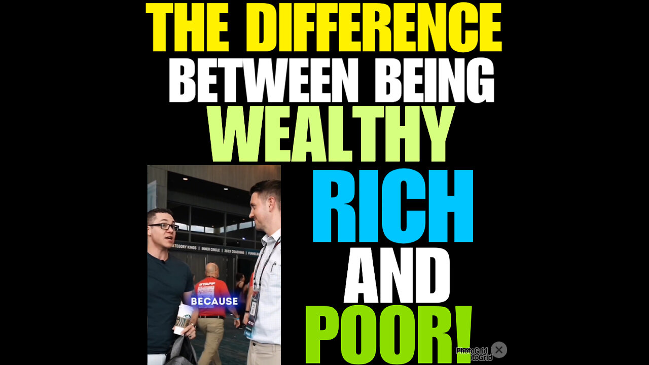 NIMH Ep #709 The difference between being Wealthy, Rich and Poor!