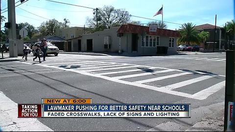 New bill could force state to fix crosswalks near Florida schools