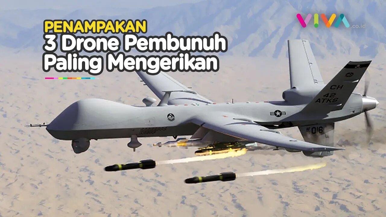 3 Drone Perang Tercanggih di Dunia, Ada 'Drone Pembunuh'