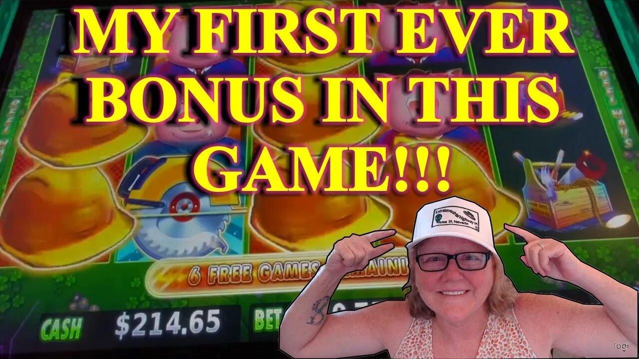 Slot Play - Huff N' More Puff, Lock-it-Link - MY FIRST EVER WIN ON HUFF N' MORE PUFF!!!