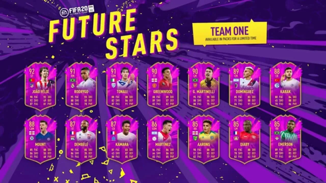 future stars event in FIFA 22