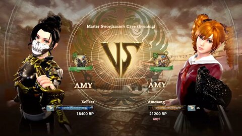 Amy (XeFear) VS Amy (Amesang) (SoulCalibur™ VI: Online)