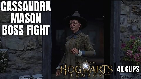 Cassandra Mason Boss Fight (Minding Your Own Business Side Quest) | Hogwarts Legacy 4K Clips