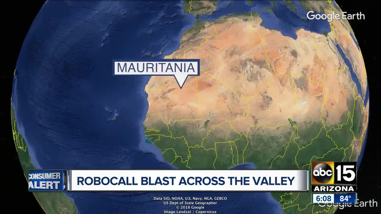 Robocall blast across the Valley