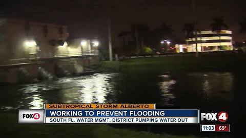 South Florida Water Management are working to prevent flooding