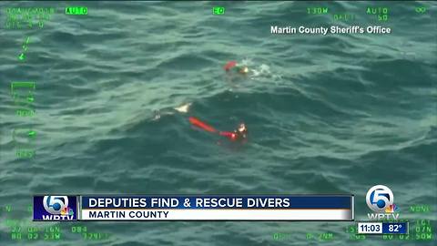 Divers rescued in rough seas off Martin County