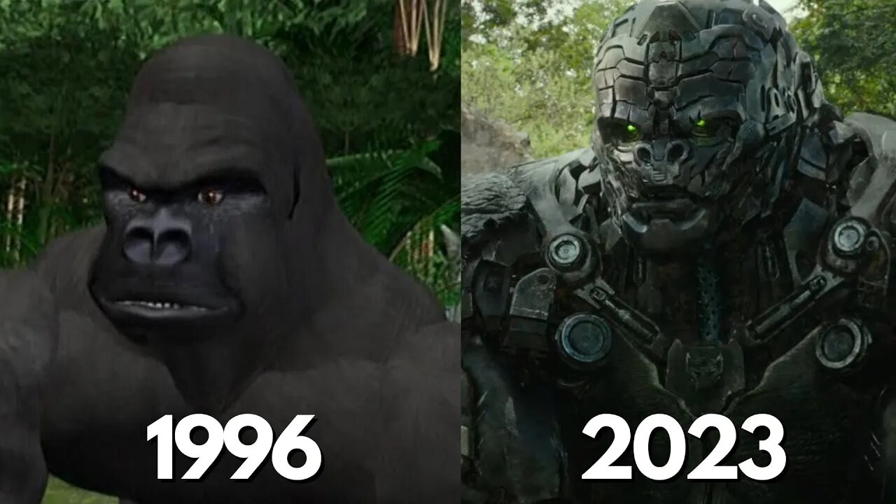 Evolution of Optimus Primal In Transformers MOVIES 1996-2023