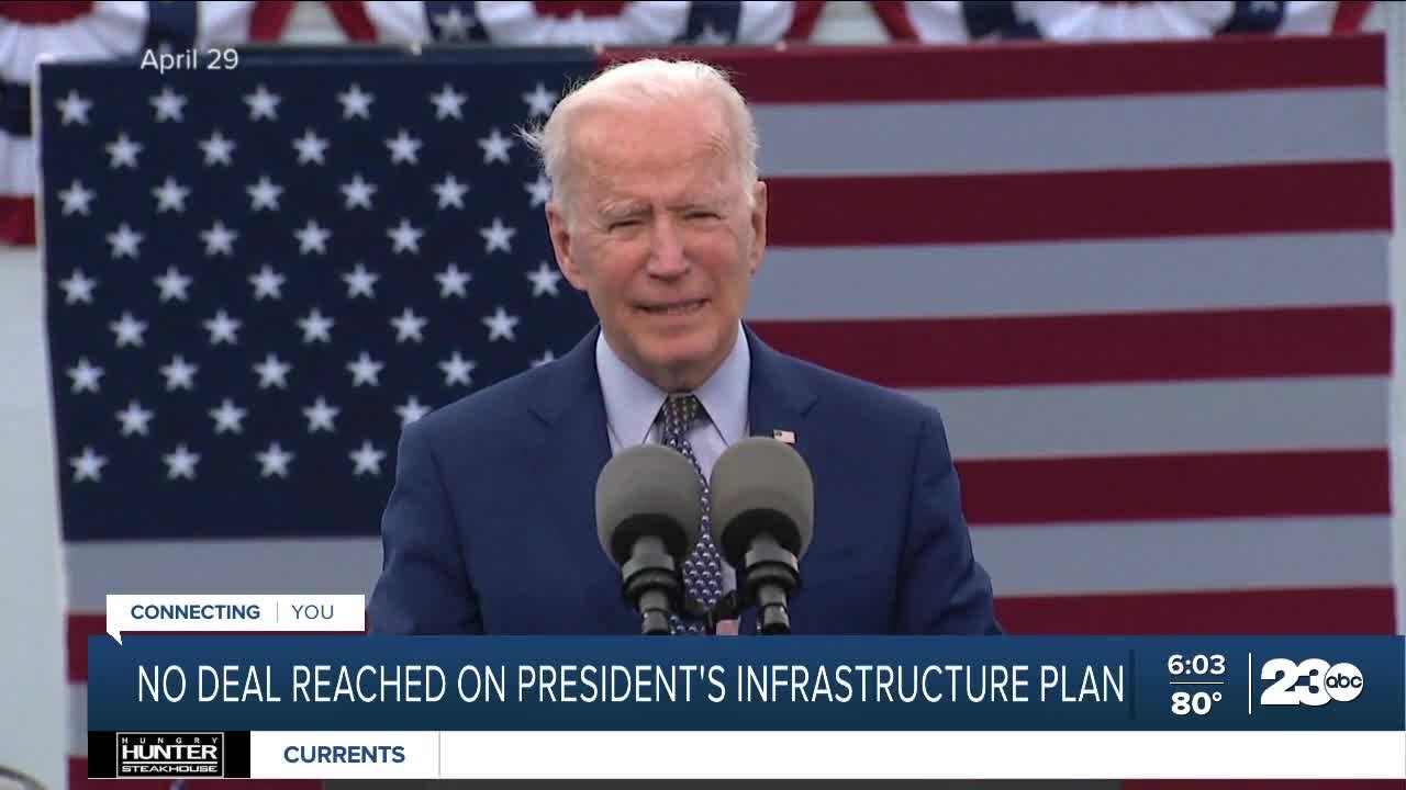 No deal reached on President Biden's infrastructure plan