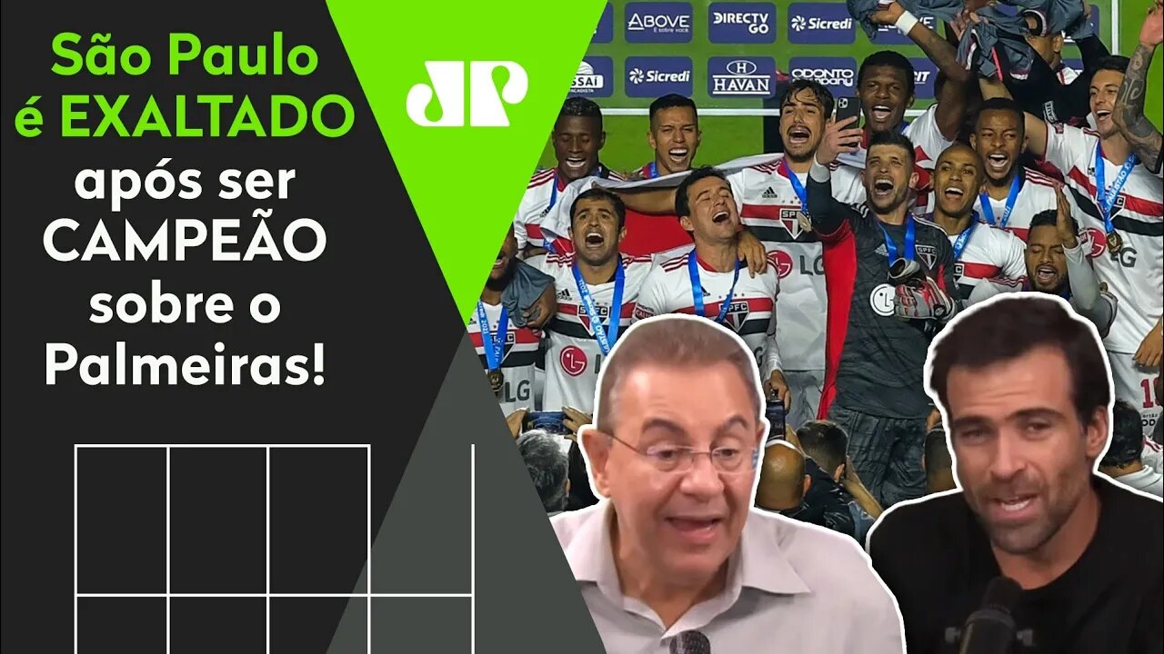 "O São Paulo é o MAIOR CLUBE do Brasil! E esse TÍTULO sobre o Palmeiras foi..." Veja DEBATE!