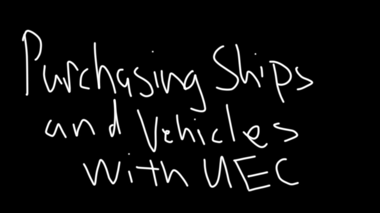Purchasing Ships and Vehicles With UEC