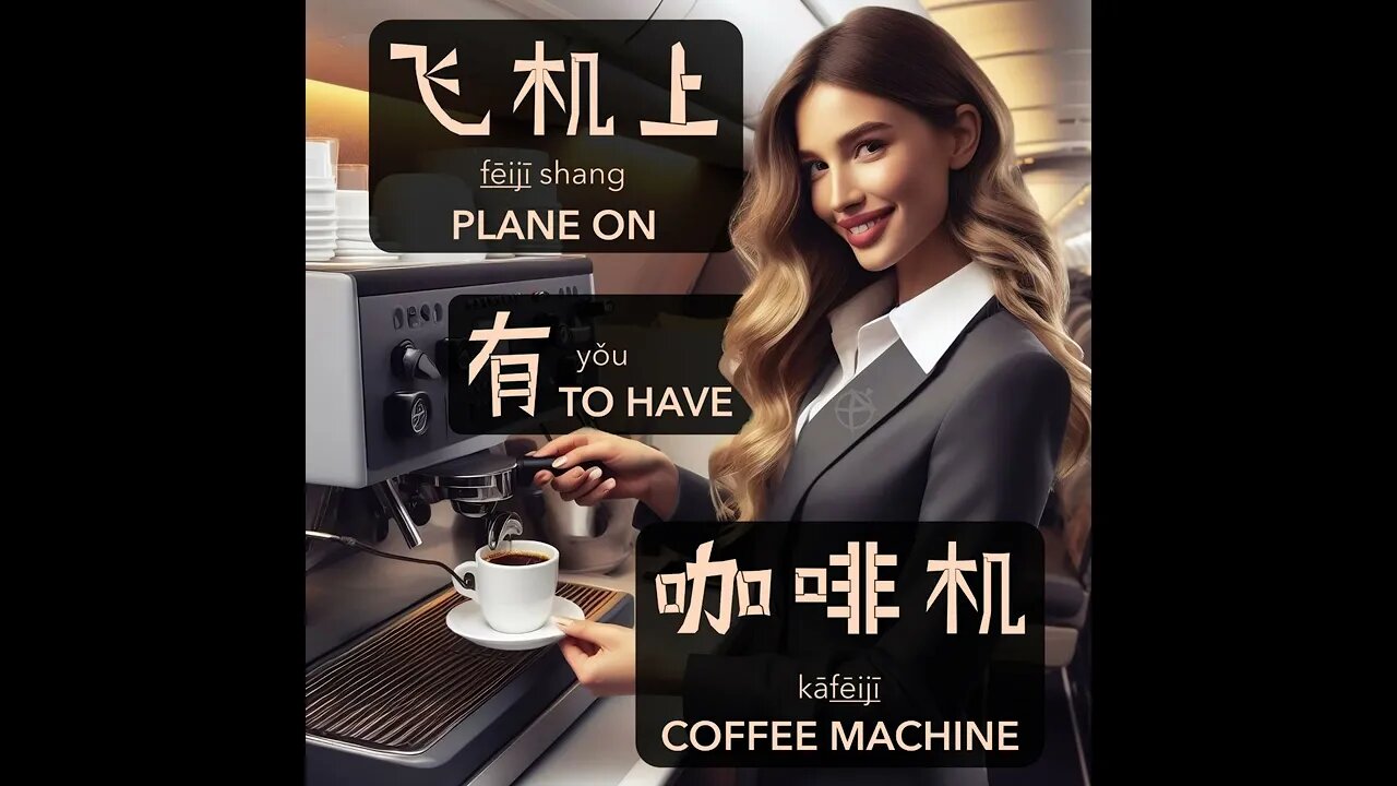 There is a coffee machine on the plane